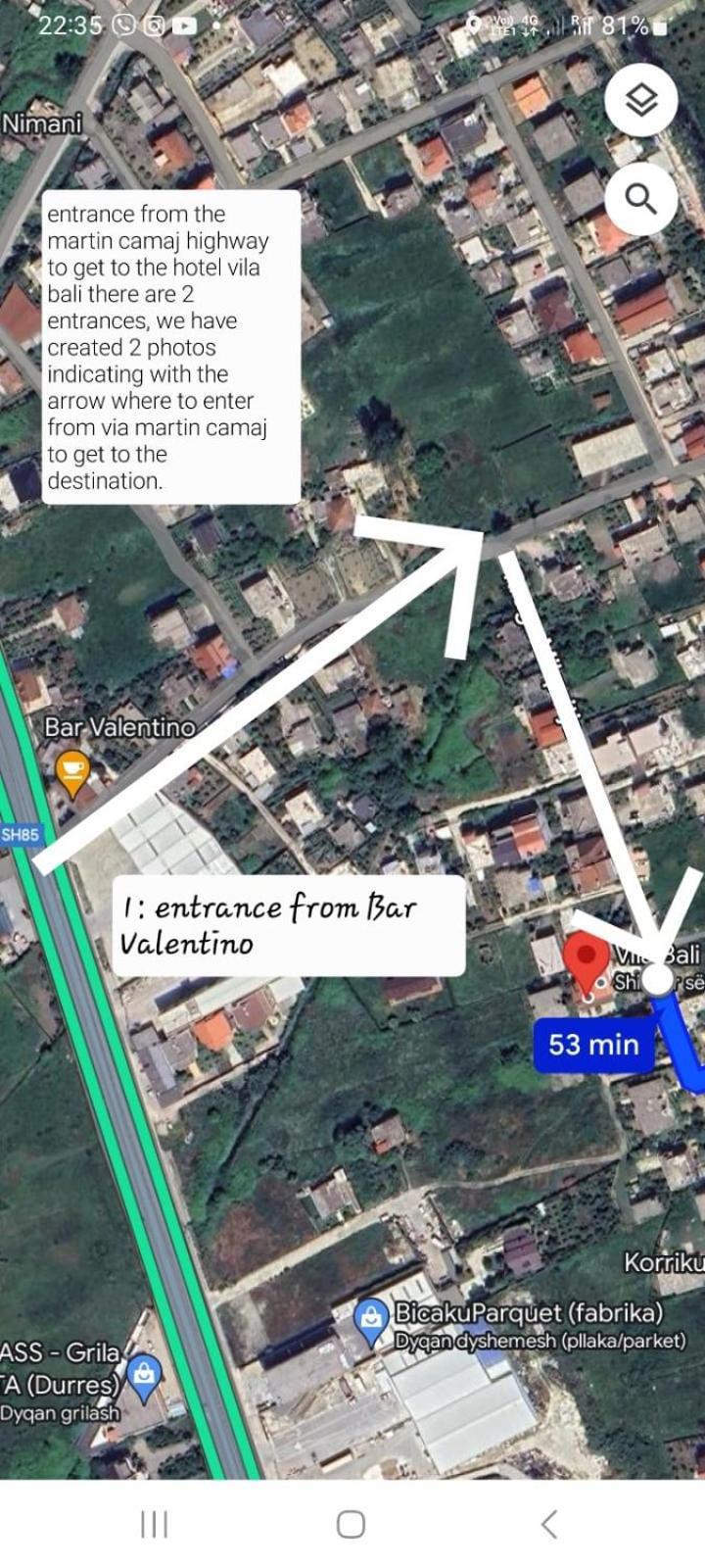 Vila Bali Durrës Buitenkant foto